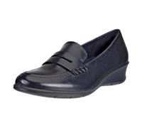 ECCO Women's Felicia Penny Loafer, Navy, 4/4.5 UK