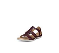 ECCO Women's Flash Huarache Leather Sandal, Ruby, 11-11.5