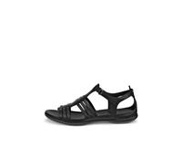 ECCO Women's FLASH Roman Sandal, Black, 7