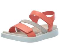 ECCO Women Flowt 2 Band Sandal, Coral Nubuck, 9 UK
