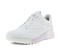 ECCO Womens Golf S Three Leather White Delicacy White Trainers 8-8.5 UK