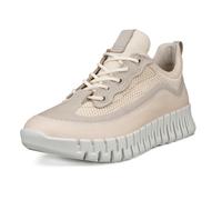 ECCO Womens Gruuv Leather & Textile Trainers
