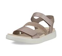 Ecco Flowt 273713 Leather Textile Women's Slingbacks Sandals - Grey Rose Metallic - Size:UK 5-5.5