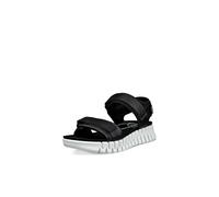 ECCO Womens Gruuv Sol Leather Sandals 213103 01001 4.5 UK Black