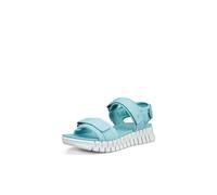 ECCO Women's Gruuv Sol Sandal, Aquatic Nubuck, 5-5.5