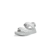 Women's ECCO Womens Gruuv Sol Leather Sandals - White - Size: 7.5 uk 41eu