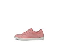 ECCO Womens Leisure Nubuck Leather Old Rose Trainers 4.5 UK