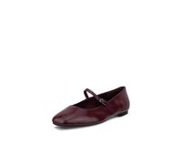ECCO Women's Margot Mary Jane Ballerina Ballet Flat, Dark Ruby, 6.5/7 UK
