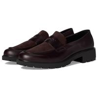 ECCO Womens Metropole Oslo Loafers Shoes Maroon 7.5 UK