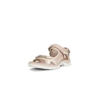 ECCO Womens Offroad 822083 Leather Textile Multicolor Limestone Sandals 6 UK