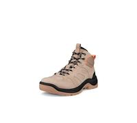 Women's Ecco Womens Offroad W Nubuck Waterproof Mid-Cut Outdoor Hiking Boot Walking Shoe - Cream - Size: 4.5