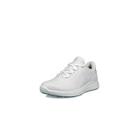 ECCO Women's S Casual Lace Waterproof Golf Shoe, White, 7/7. 5 UK