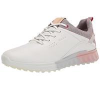 ECCO Women's S-Three Gore-tex Golf Shoe, White Pink, 6.5/7 UK