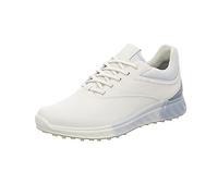 ECCO Women's S-Three Gore-tex Waterproof Golf Shoe, White/Matcha, 4/4.5 UK