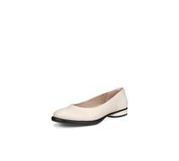 ECCO Women's Sculpted Luxe Ballerina Ballet Flat, Limestone, 8/8.5 UK