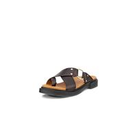 ECCO Women's Seoul Toe Post Ring Ornament Slide Sandal, Coffee, 7-7.5