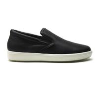 Ecco Soft 7 470493 Leather Women's Slip On Shoes - Black Powder - Size:UK 5-5.5