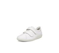 ECCO Women's Soft 2.0 Low-Top Sneakers,Bright White,7.5 UK