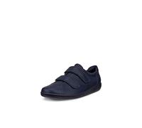 ECCO Soft 2.0 2v Navy leather Womens Comfort Slip On Shoes 206513-01038 in a Plain Leather in Size 43