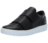 ECCO Women's Soft 60 Two Strap Premium Sneaker, Black, 7-7.5
