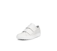 ECCO Women's Soft 60 Two Strap Premium Sneaker, White, 6/6.5 UK