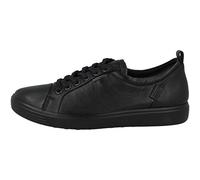 ECCO Women's Soft 7 Gore-tex Tie Sneaker, Black, 7.5 UK