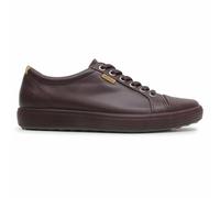 Ecco Soft 7 430003 Full Grain Leather Women's Comfort Trainers - Fig - Size:UK 6.5-7