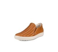 ECCO Women's Soft 7 Woven Slip on 2.0 Sneaker, Lion, 5/5.5 UK