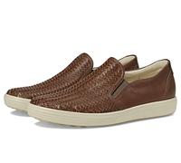 ECCO Women's Soft 7 Woven Slip on 2.0 Sneaker, Taupe, 6-6.5, Taupe, 6-6.5