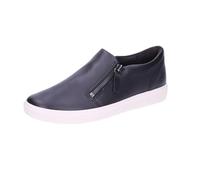 ECCO Women's Soft Classic Side Zip Sneaker, Black, 11-11.5