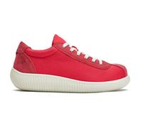 Ecco Womens Soft Zero Trainers - Red Leather - Size UK 4.5