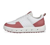 ECCO Women's Street 720 Gore-tex Waterproof Golf Shoe, White/Petal, 6/6.5 UK