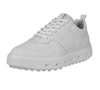 Ecco Golf Street 720 Full Grain Leather Women's Fashion Trainers - White - Size:UK 5-5.5