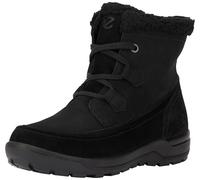 ECCO Womens Trace Lite Snow Boat, Nubuck Black, 4.5 UK