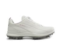 Ecco Golf Biom Tour 132903 Full Grain Leather Women's Fashion Trainers - White - Size:UK 6.5-7