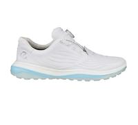 Ecco Golf LT1 132763 Leather Women's Fashion Trainers - White - Size:UK 7.5