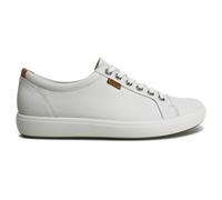 ECCO Soft 7 Lace White Leather Womens trainers 430003-01007 in a Plain Leather in Size 38