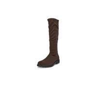 ECCO Women's Vienna Tall Knee High Boot, Mocha Stretch Textile, 5/5.5 UK