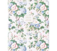 Eccolo 2025-2026 Large Agenda Planner, 18 Month, Yearly, Monthly & Weekly Views, Reminders, Goals Tracker (Flexi-Cover - 8 x 10")