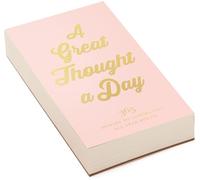 Eccolo "A Thought a Day" List Pad with 365 Inspirational Quotes for Notes, Memos - A Year of Positive Thinking, To Do List Notepad (Pink, 4.5-x-8”)