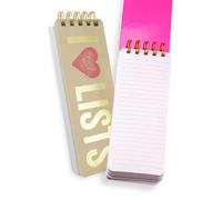 Eccolo Tall Spiral Memo Pad 300 Pages 150 Sheets List Notepad for Office
