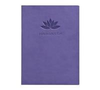 Eccolo World Traveler, 5 x 7-Inch Lined Journal, Purple Namaste