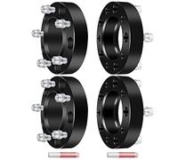 ECCPP 4-Pack 1.5 inch Wheel Spacer 5x5.9/5x5.91 Wheel Spacer Adapter Kit with M 14x1.5 Studs 110mm Hub Bore for LX470,LX570,for Land Cruiser,for Sequoia,for Tundra 5 Lug Black Aluminum