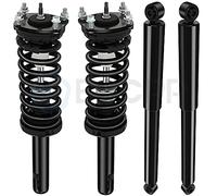 ECCPP Complete Struts Front and Rear Pair Strut Spring Assembly Shock Absorber for 2006-2010 for Jeep Commander,2005-2010 for Jeep Grand for Cherokee 4WD AWD RWD Set of 4