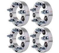 ECCPP Set of 4 1.25 inch Wheel Spacer 5x4.5 5x114.3 Wheel Spacer Adapter Kit with M 12x1.5 87.1mm Hub Bore for Blazer Camaro Corvette Firebird Jimmy XLR 5 Lug Silver Aluminum