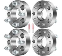 ECCPP Set of 4 1.5 inch Wheel Spacer 5x4.75 5x120.65 Wheel Spacer Adapter Kit with M 12x1.5 70.5mm Hub Bore for Blazer Corvette Eldorado Jimmy Phoenix Riviera S15 5 Lug Silver Aluminum