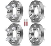 ECCPP Set of 4 1 inch Wheel Spacer 4x3.94 4x100 Wheel Spacer Adapter Kit with M 12x1.5 67.1mm Hub Bore for Accent Accord Celica CL Colt Cressida Elantra Festiva 4 Lug Silver Aluminum
