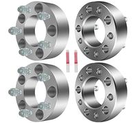 ECCPP Set of 4 2 inch Wheel Spacer 5x5 5x127 Wheel Spacer Adapter Kit with M 1/2 87.1mm Hub Bore for Astro Commander DeVille Grand Cherokee Lesabre Safari Wrangler 5 Lug Silver Aluminum