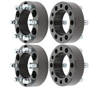 ECCPP Set of 4 2 inch Wheel Spacer 6x5.5 6x139.7 Wheel Spacer Adapter Kit with M 14x1.5 108mm Hub Bore for Avalanche Avalanche 1500 C2500 Escalade Escalade ESV 6 Lug Black Aluminum