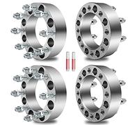 ECCPP Set of 4 2 inch Wheel Spacer 8x6.5 8x165.1 Wheel Spacer Adapter Kit with M 9/16 126.15mm Hub Bore for C20 C30 E-250 Econoline E-350 Econoline F-250 8 Lug Silver Aluminum